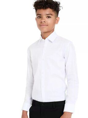 Kenneth Cole ✨ Reaction Boys’ Classic Fit Dress Shirt Size 14R